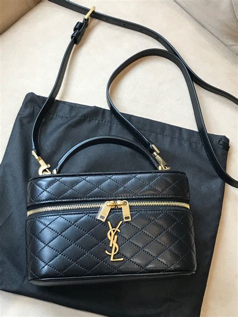 ysl gaby bag|SAINT LAURENT Gaby Vanity leather shoulder bag .